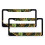 Shamrock Hat License Plate Frames Set 2 Pcs Stainless 1