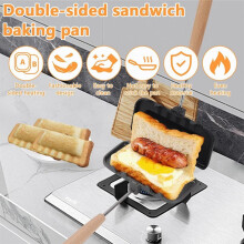 Breakfast Sandwich Maker,Sandwich Maker, Hot Dog Toaster,Press Bakeware Nonstick Frying Pan Pancake Pan Cooker