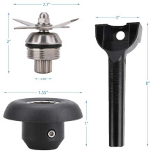 Blender Wet Blade Assembly with Wrench & Drive Socket Removal Tool Kit Replacement Parts for 5200 Series