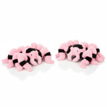 Spider Plush Toy Pink Black 45 Inch 2 Pack