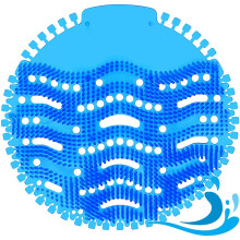 10 Pacote de Desodorizador de Telas de MictóRio, Bolo de MictóRio de Cerdas Longas Anti-Respingo e Anti-Entupimento de Odor Duradouro (Azul)