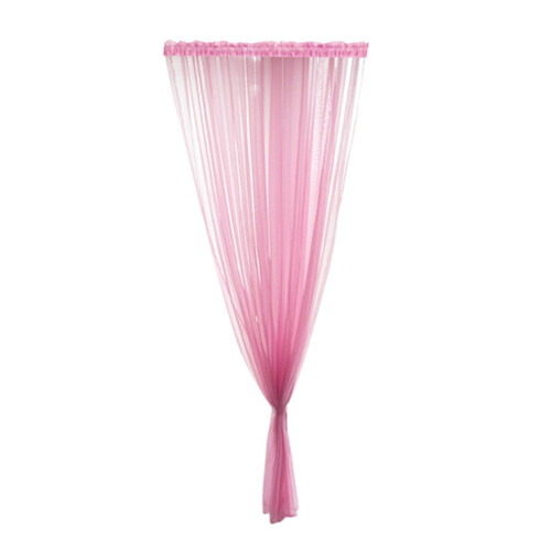 Light Filtering Sheer Curtains with Leaf Pattern 1 Panel