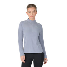 (12 UK, Bluestone) Weatherbeeta Womens/Ladies Performance Bamboo Long-Sleeved Base Layer Top
