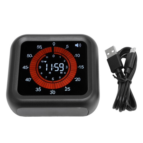 Digital Visual Timer with Magnetic Backing and Rechargeable