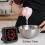 Digital Visual Timer with Magnetic Backing and Rechargeable 3