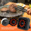 Digital Visual Timer with Magnetic Backing and Rechargeable 5