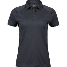 (L, Dark Grey) Tee Jays Womens/Ladies Luxury Sport Polo Shirt