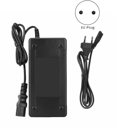 48V-54.6V 2A Charger Triangular Plug Power Adapter Plug Connector for Electric Vehicles Scooters EU Plug