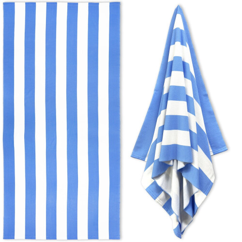 Plush Cotton Beach Towel Extra Large 35x70 inch