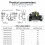 Waterproof Car Circuit Breaker 30A 12V-48V DC 4