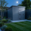 11x6 Pent Composite Shed Tanalised (Single Door, No Windows) 3