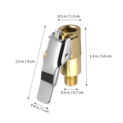 Air Pump Conversion Clip Chuck for Tire Inflator 2 pcs 1
