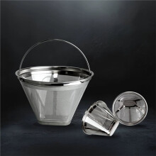 2Pcs Reusable Coffee Filter Basket,for  and  Coffee Maker Machines Brewers Filter Replacement