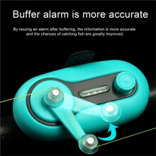 Electronic Fishing Bite Alarm with 80dB Buzzer and Night Light Indicator Fishing Gear Accessories