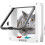 4-Way Locking Cat Flap Door - ABS Plastic Safety Gate for Small Pets(XL) 3
