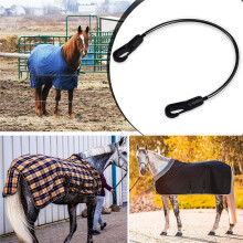 5 Peças de Tiras Elásticas Ajustáveis para Manta de Cavalo, Fáceis de Remover e Substituir.
