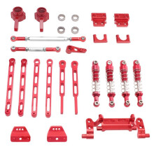 Voor 1/12 MN82T LC79 MN82S MN82Pro MN82 RC Auto Upgrade Brug Trekstang Schokdemper Stuur Trekstang Montage Kit