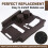 For  Sienna Central Console Silicone Protective Mat Cup Holder Mat Interior Modification Accessories Brown 4