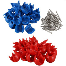 20Pcs Climbing Rope Net Plastic Connector Climbing Accessories for Outdoor Amusement Swing Climbing Rope Parts 14mm
