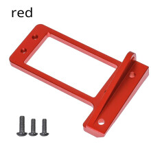 Metalen LCG Vooras BAT Servobevestiging voor 1/10 RC Crawler Auto VP Capra F9 Laag Zwaartepunt Chassis Zwart