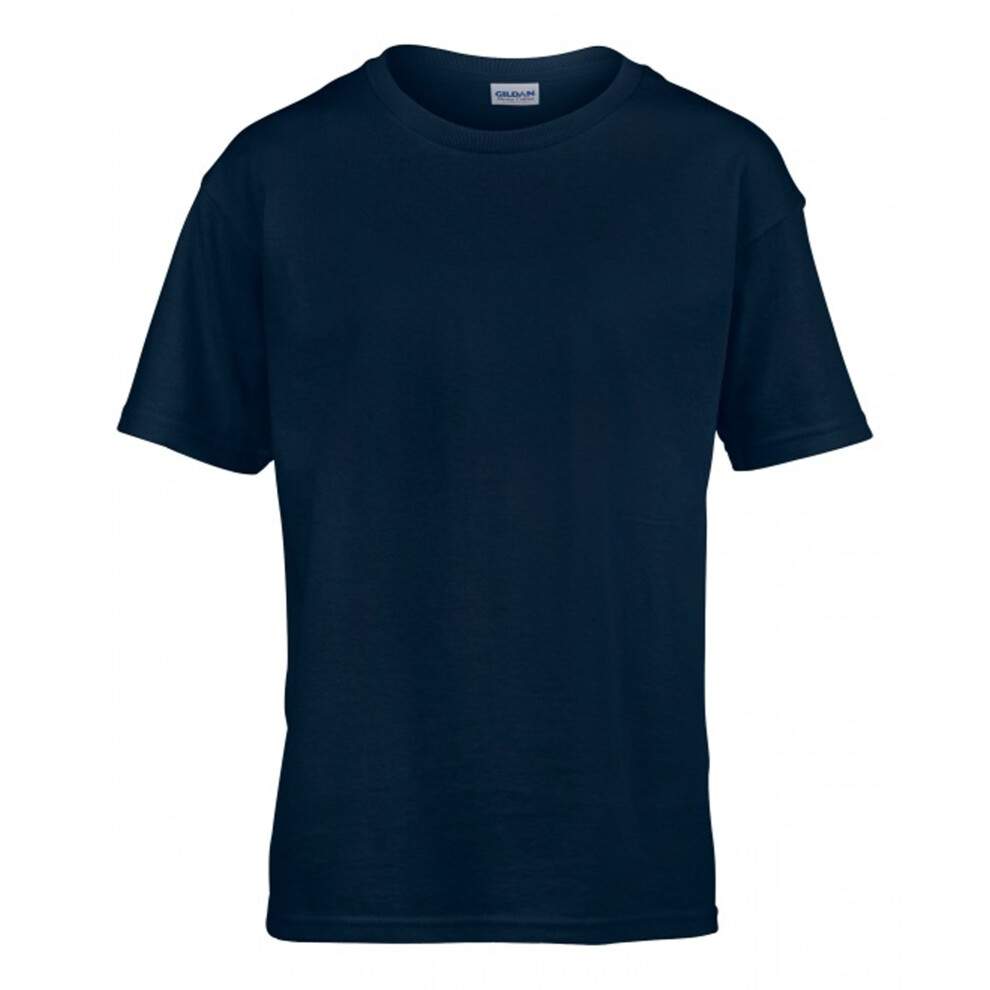 Gildan (S, Navy) Mens Softstyle T-Shirt