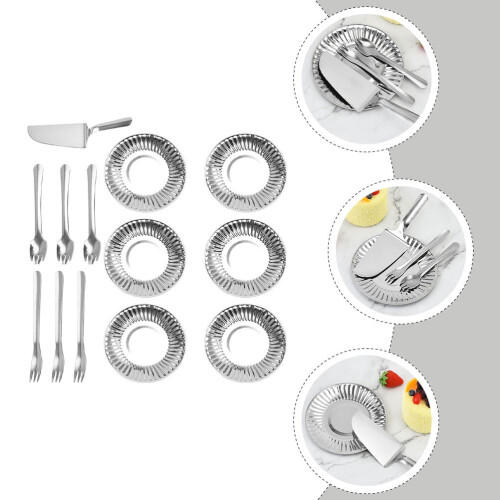 Raindrops Stainless Steel Silverware Set Silver Long Handle 2
