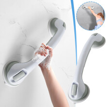 Shower Grab Bar for Seniors Suction Cup 16.5 x 4 in 1 pc
