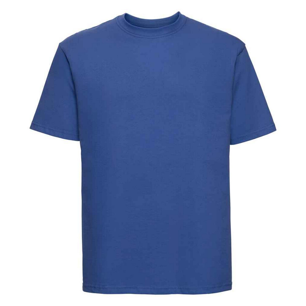 Russell (Xs, Bright Royal Blue) Mens Ringspun Cotton Classic T-Shirt