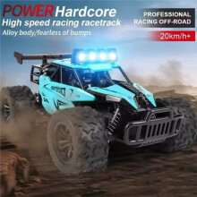 RC Alloy Car 1:16 Schaal 2WD Off-Road Afstandsbediening Auto met LED-Verlichting en 20 /U Hoge Snelheid Kinderen Jongens Meisjes Cadeaus C