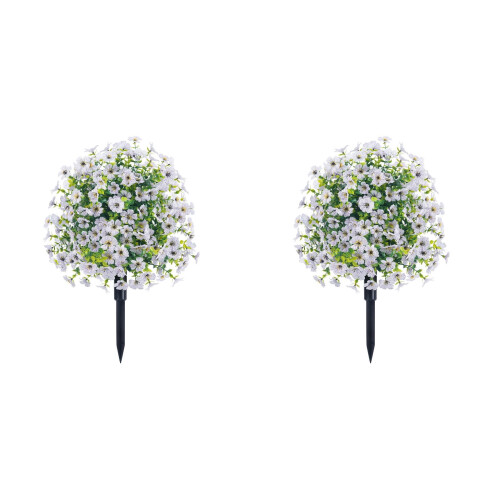 Artificial Flowers with Ground Stake 22 inch 2