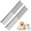 Pet Steel Comb Rounded Ends Small 2 Pack 1