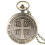 Vintage Pocket Watch with Chain Quartz Movement 1