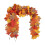 Maple Leaf Garland Artificial Vine 5.74 Ft Orange 1