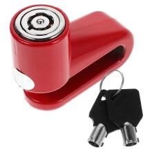 Motorcycle Disc Brake Alarm Lock with Carry Pouch