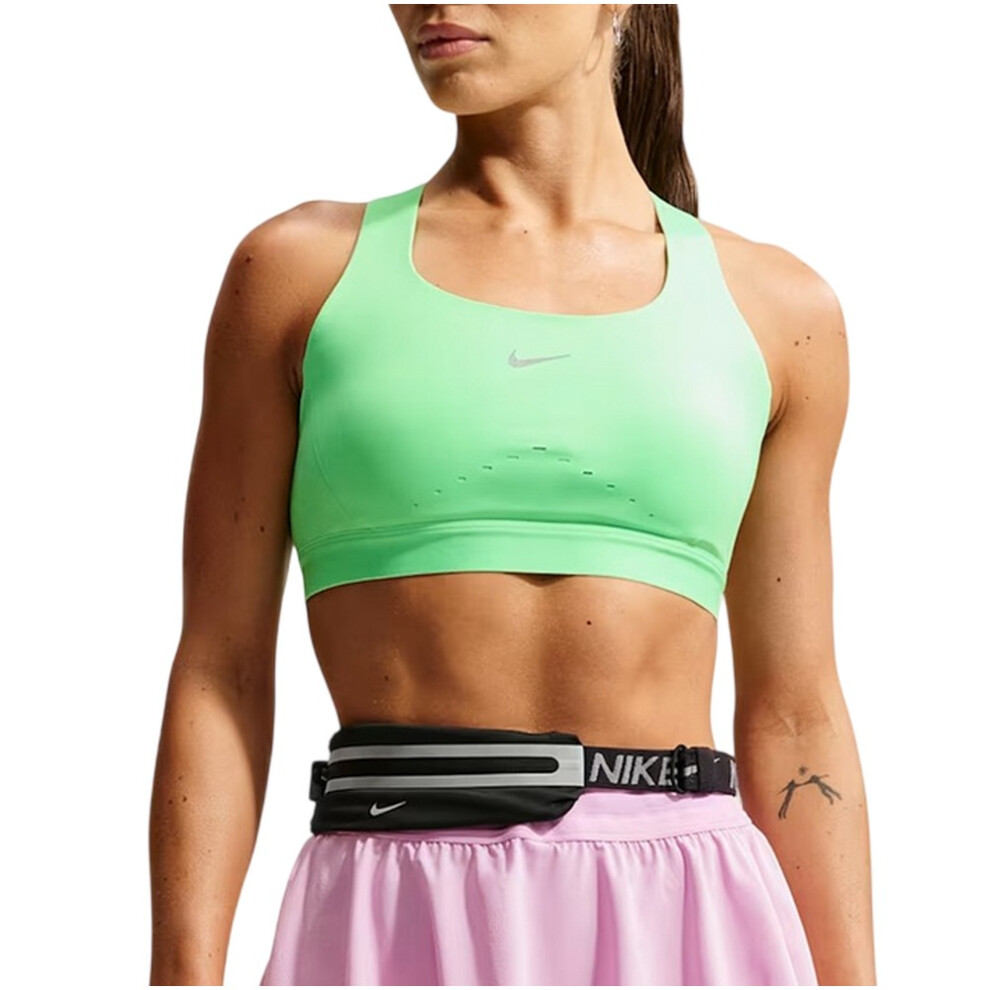Nike (L D-Dd, Green) Womens/Ladies Swoosh Sports Bra