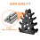 Heavy Duty Dumbbell Stand Matte Black 1 Unit 8