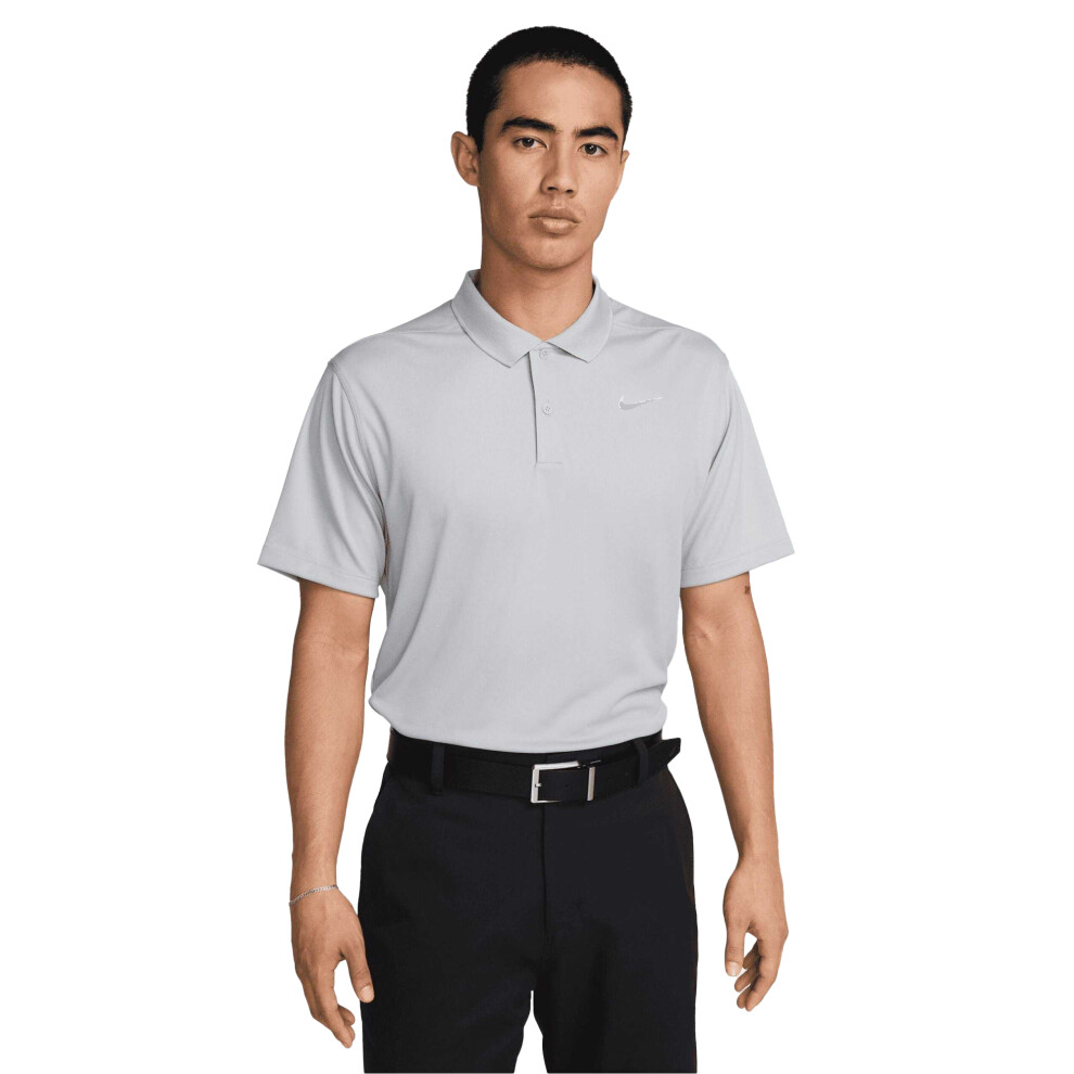 Nike (Xxl, Wolf Grey/White) Mens Victory Solid Polo Shirt