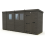 13x4 Pent Composite Shed Tanalised (Single Door, With Windows) 2