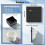 5 Pack USB Wall Socket with USB-A & USB-C Ports, UK 13A Single Switched Electrical Plug Socket with LED Indicator, Black 7