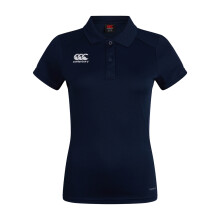 (14 UK, Navy) Canterbury Womens/Ladies Club Dry Polo Shirt