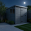 7x9 Pent Composite Shed Tanalised (Single Door, With Windows) 3