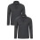 (L, Charcoal) Mountain Warehouse Mens Talus Base Layer Top (Pack of 2) 1