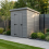 5x10 Pent Composite Shed Tanalised (Single Door, No Windows) 1