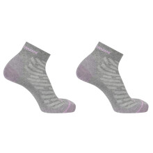 (3.5 UK-5 UK, Grey/Lilac) Salomon Unisex Adult Sports Socks