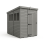 5x10 Pent Composite Shed Tanalised (Single Door, With Windows) 2