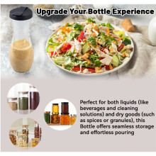 2 Packs Replacement Lids for Good Seasons Dressing Mix, Cruet Glasses Replacement Cap, Salad Dressing Jar