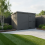9x7 Pent Composite Shed Tanalised (Single Door, No Windows) 1