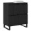VidaXL vidaXL Sideboard Black Oak 60 x 35 x 70 cm 2