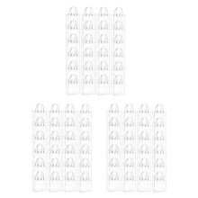 60Pcs Transparent Gift Bag with Handle Wedding Candy Gift Packaging Reusable Tote Bag Christmas Shower 13x15x7cm