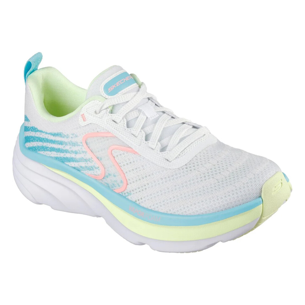 Skechers (6 Uk, White/Multicoloured) Womens/Ladies D'lux Vapor Cool Breeze Trainers
